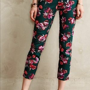 ANTHROPOLOGIE I Cartonnier Charlie Floral Pant